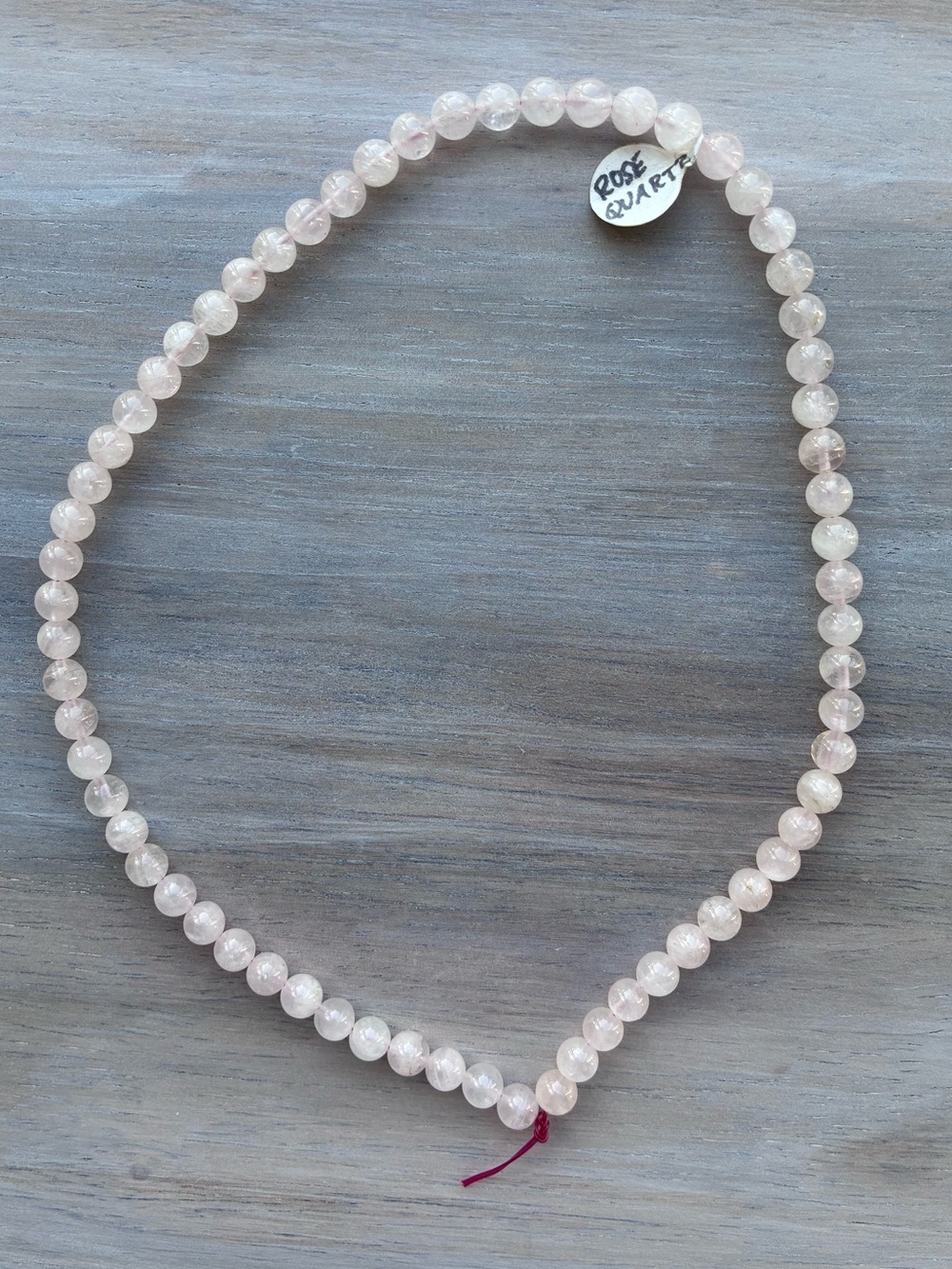 Rose Quartz 16” Strand